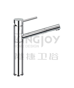 (KJ807G020) Single lever sink mixer pull-out handshower