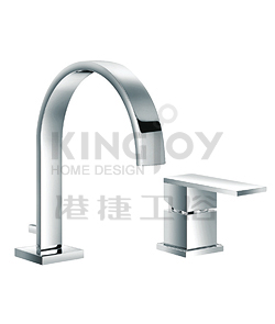 (KJ806A002) Single lever two-hole basin mixer