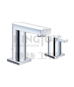 (KJ816A001) Single lever two-hole basin mixer