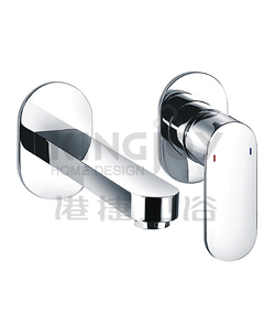 (KJ808V000) Single lever wall basin mixer