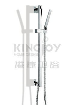 (KJ8067903) Slide rail set with handshower and flexible hose