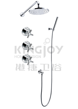 (KJ8218401) Wall thermostatic concealed shower mixer