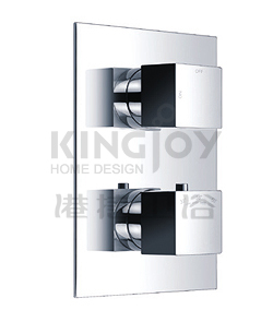 (KJ8054101) Wall thermostatic shower mixer with 3-way diverter