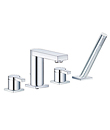 (KJ816R000) 4-hole bath/shower mixer deck-mounted