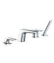 4-hole deck bath/shower mixer