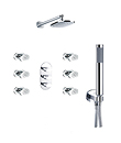 Concealed thermostatic bath/shower mixer