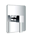 Single lever concealed 3-way shower mixer without diverter