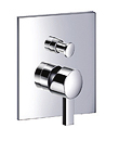 (KJ812X000) Single lever concealed 4-way bath/shower mixer with diverter