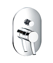 (KJ828X000) Single lever concealed 4-way bath/shower mixer with diverter