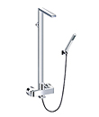 Single lever shower mixer