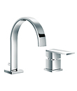 (KJ806A002) Single lever two-hole basin mixer