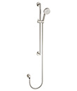 Slide rail set with handshower and flexible hose