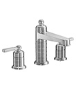 Two-handle basin mixer deck-mounted