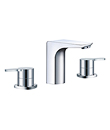 Two-handle basin mixer deck mounted