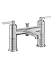 Two-handle bath/shower mixer deck-mounted