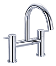 (KJ807N001) Two-handle deck bath mixer