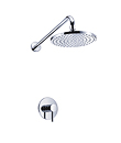 Wall concealed shower mixer