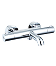 Wall thermostatic bath/shower mixer