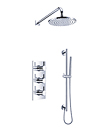 Wall thermostatic concealed shower mixer