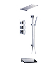 Wall waterfall bath/shower mixer